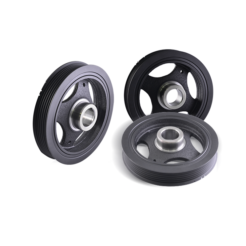 Pulley peredam poros engkol retak - Pengecoran Pasir Hijau - Pengecoran Besi Abu - HT250